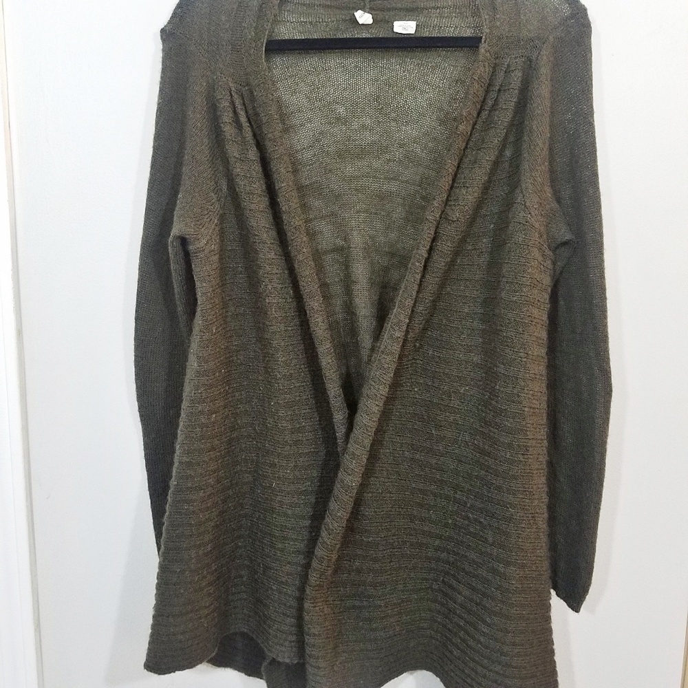 Anthropologie Moth wool wrap cardigan